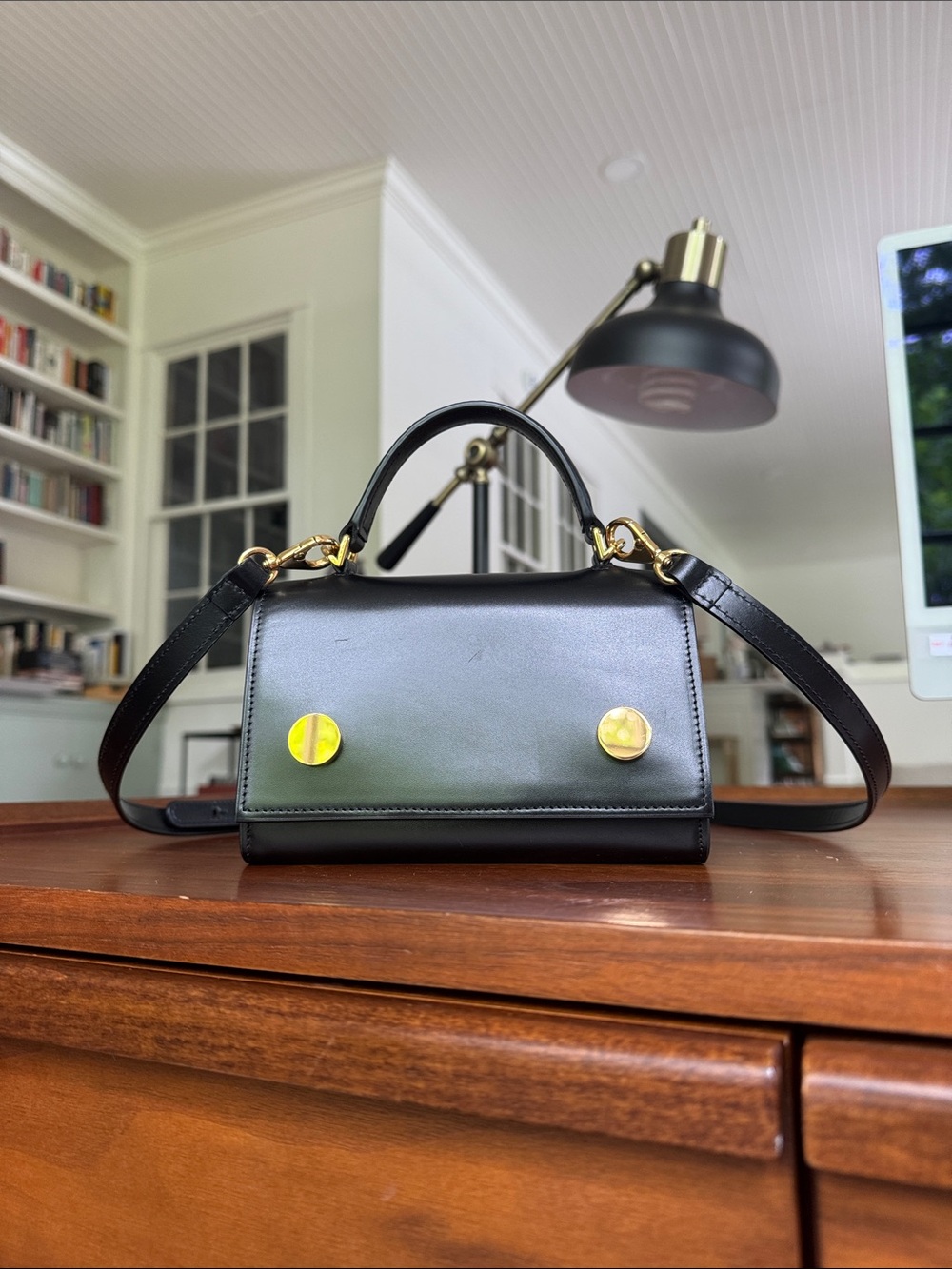 RSVP Paris Munchkin Black leather bag - Picture 11 of 16